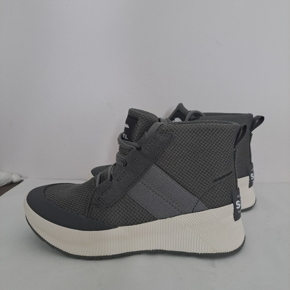 Sorel out n about III mid sneaker waterproof quarry sea salt 5 NWT - Picture 6 of 10